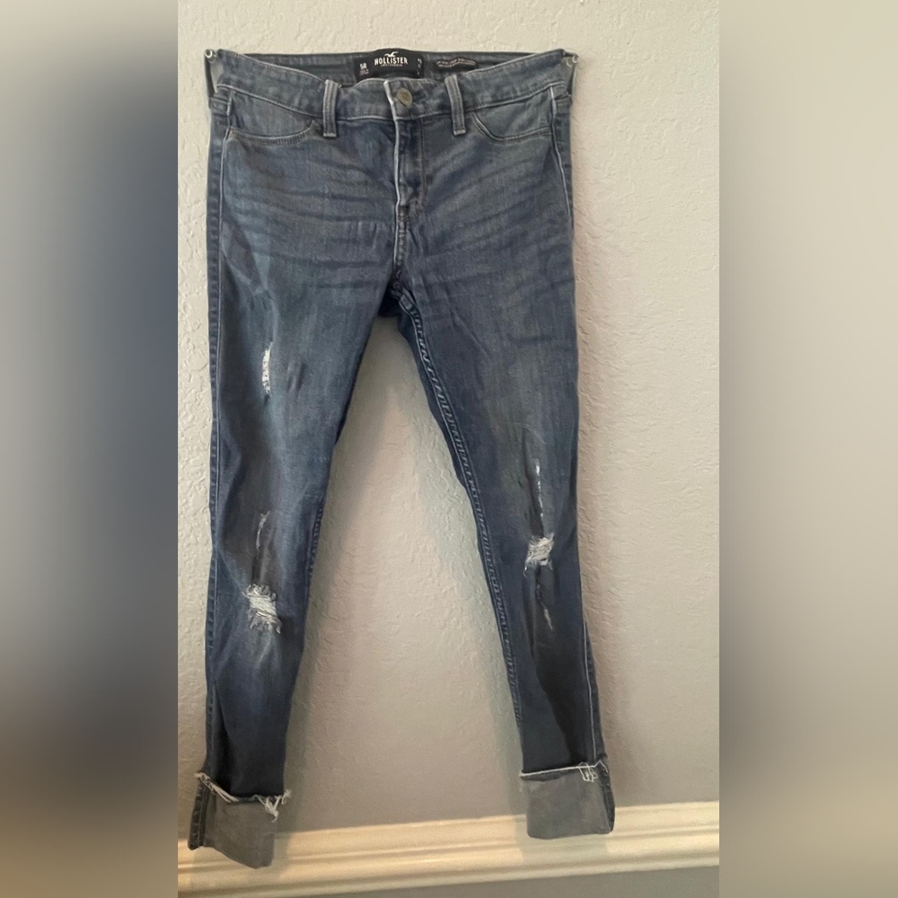Distressed Blue Women's Jeans